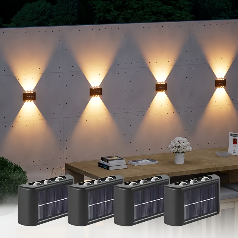 Outdoor Lighting Led - Lámpara Solar LED para Exteriores, Impermeable,