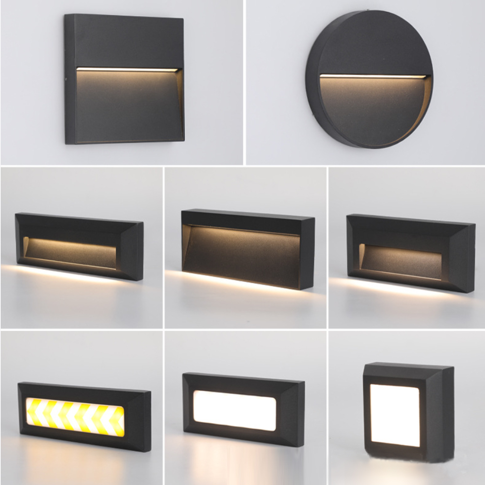 Deck Step Light - Lámparas de pared LED para exteriores,