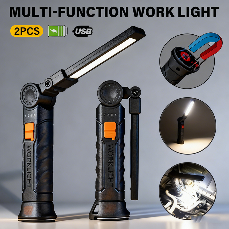 Outdoor Lighting Battery - Linterna LED COB portátil, luz de
