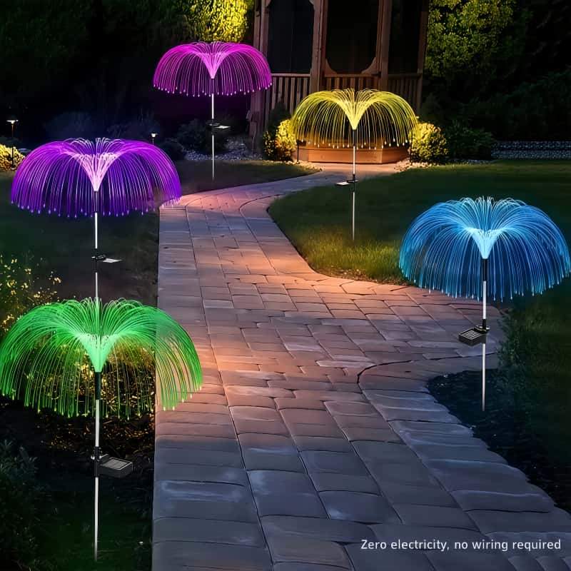 Outdoor Lighting Pathway - 5 luces LED solares con forma