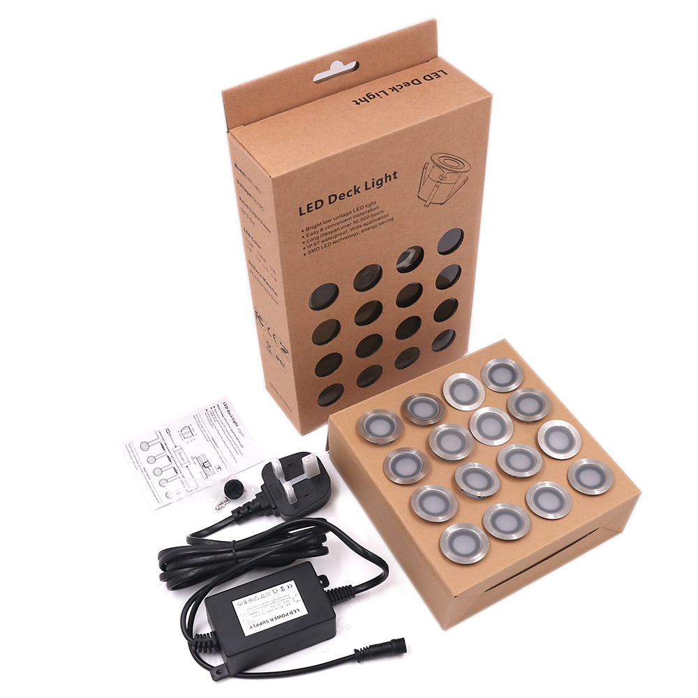 Deck Step Light - Luz LED de cubierta de 16