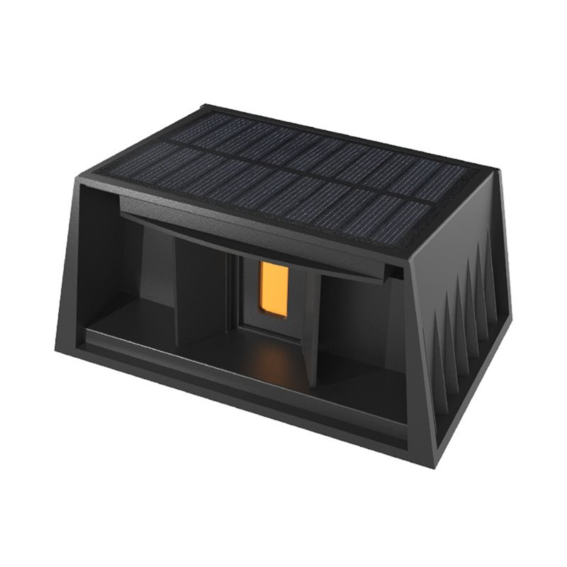 Outdoor Lighting Options - AT19-Aplique solar de pared para exteriores,