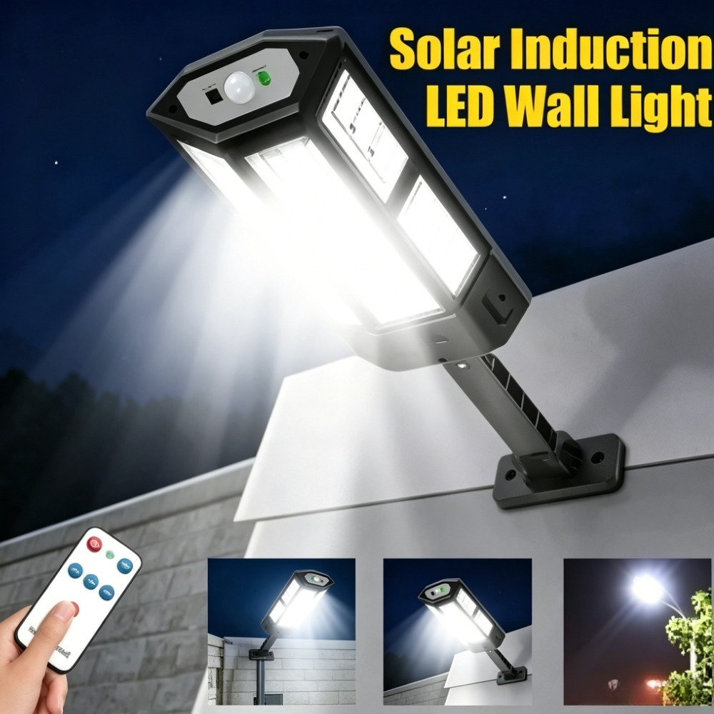 Outdoor Lighting Garage - Potente Lámpara Solar LED para Exteriores,