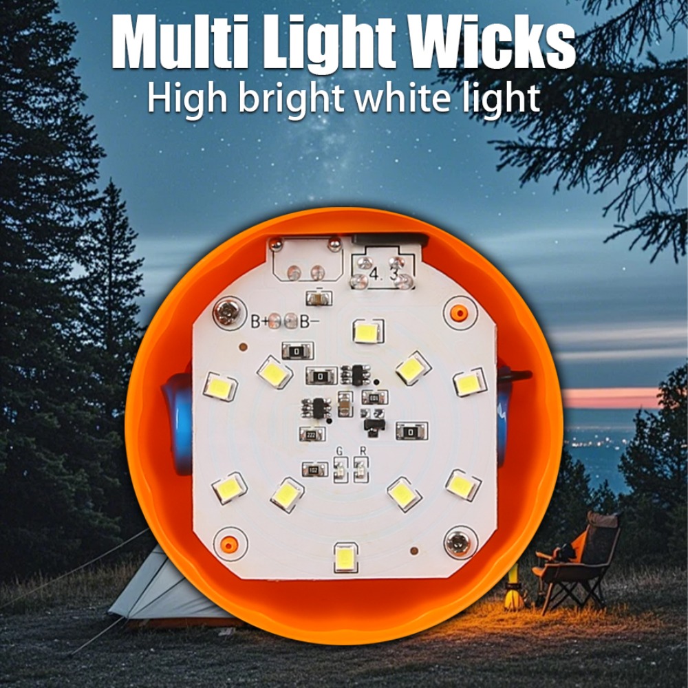Lámpara portátil para acampar, - Outdoor Lighting Battery reseña y precio
