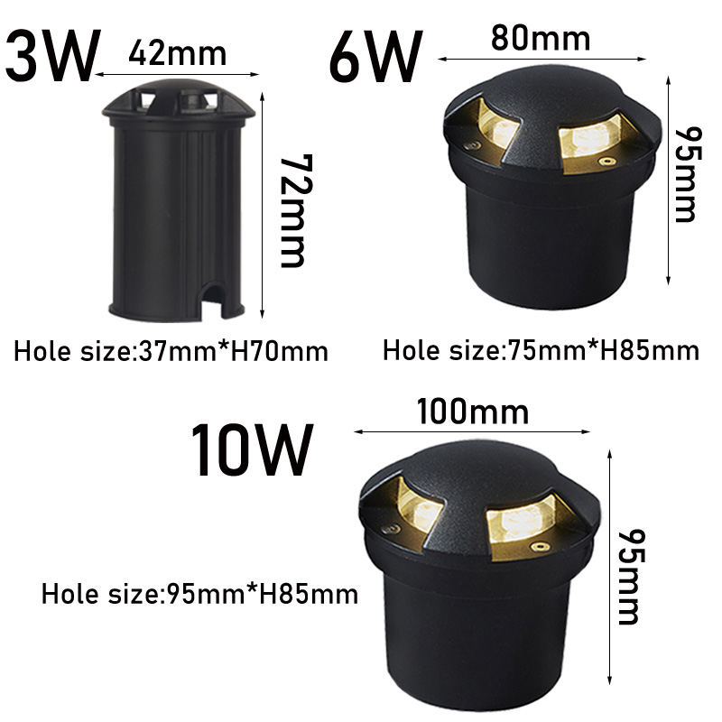 Focos de luz LED para jardín,  - Outdoor Lighting Recessed reseña y precio