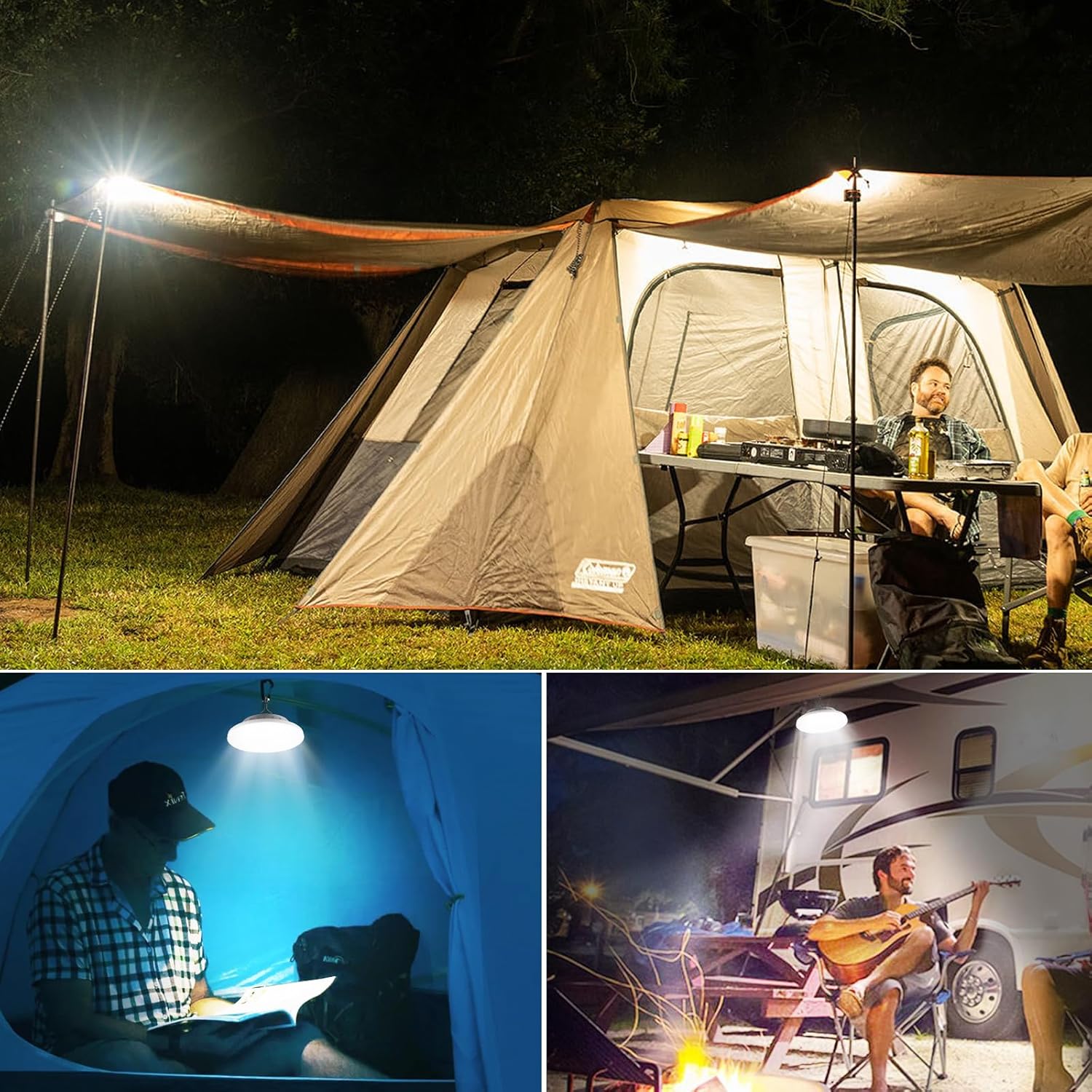 Lámpara de bombilla LED recarg - Outdoor Lighting Options reseña y precio