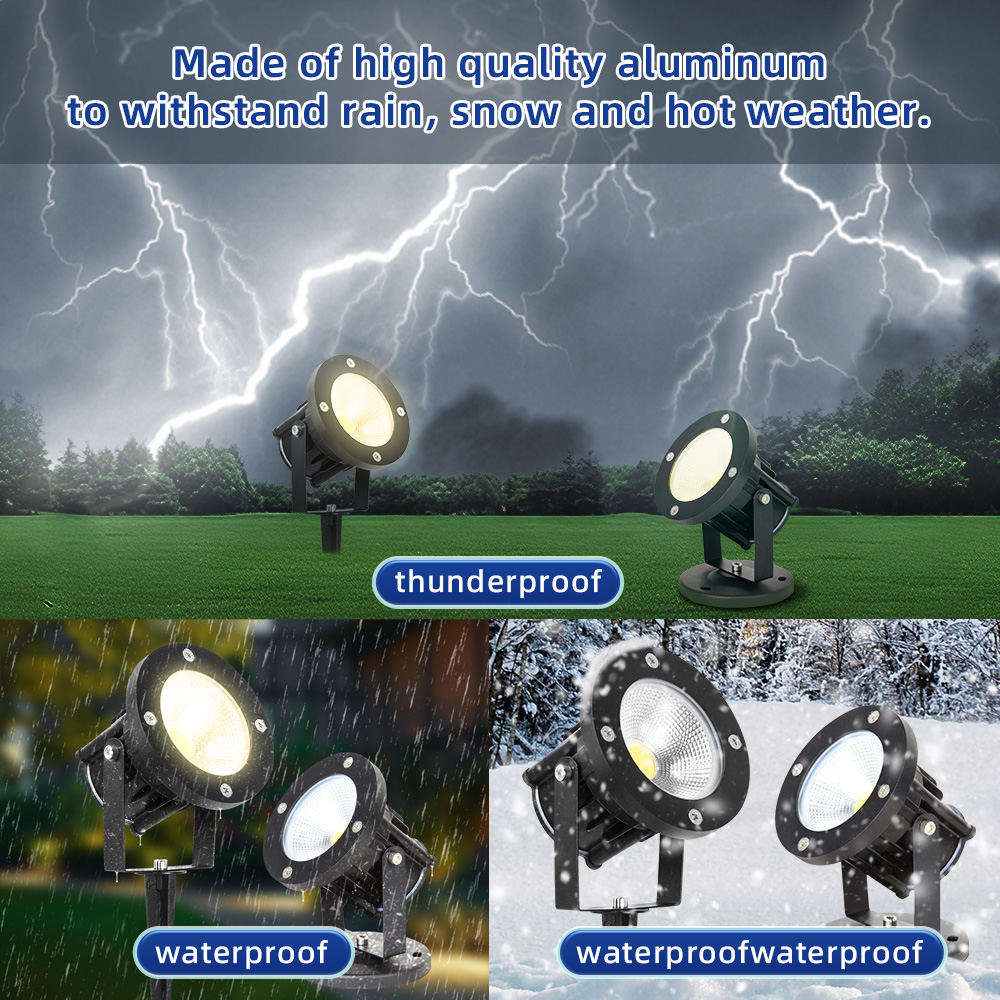 Lámpara LED GU10 para jardín,  - Outdoor Lighting Pathway reseña y precio