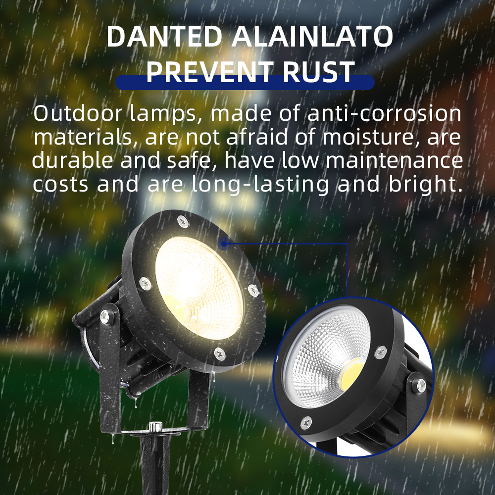 Lámpara LED GU10 para jardín,  - Outdoor Lighting Pathway reseña y precio