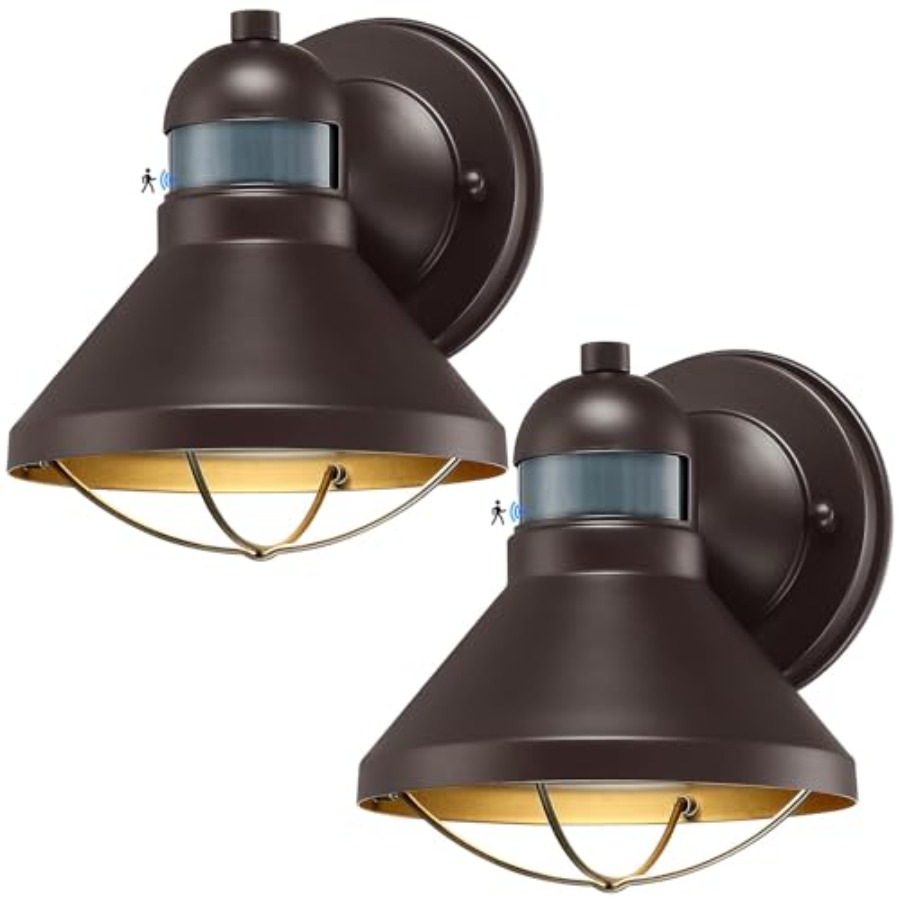 Paquete de 2 Lámparas de Pared - Outdoor Lighting Led reseña y precio