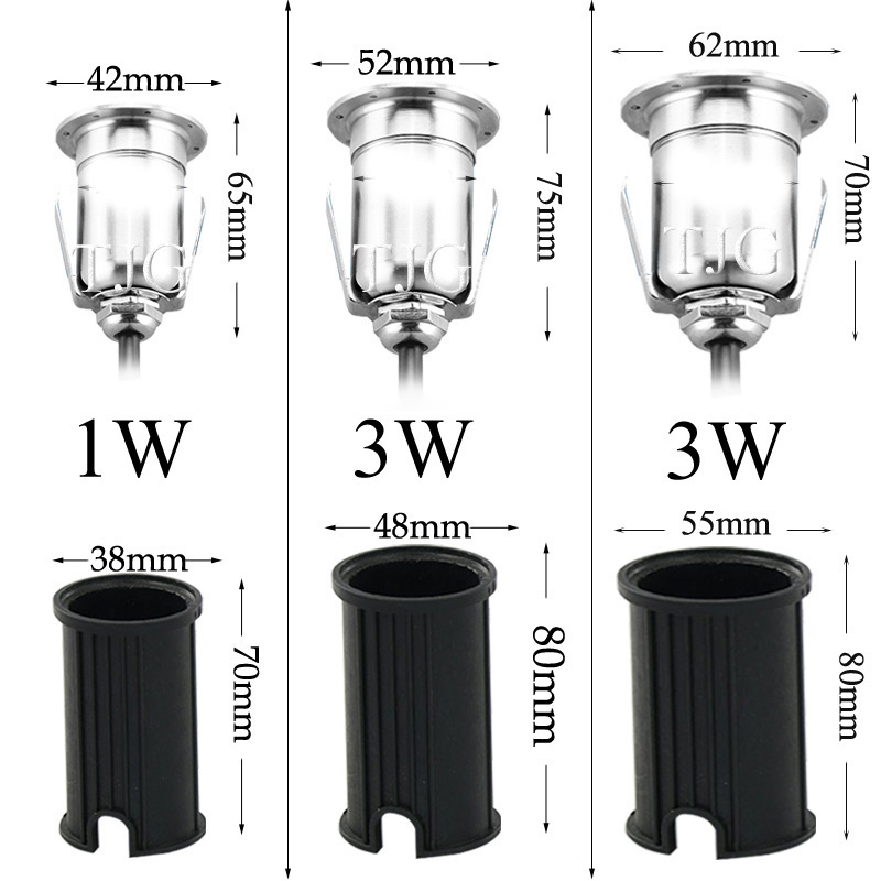 IP68 DC12V 220V 3W iluminación - Outdoor Lighting Recessed reseña y precio