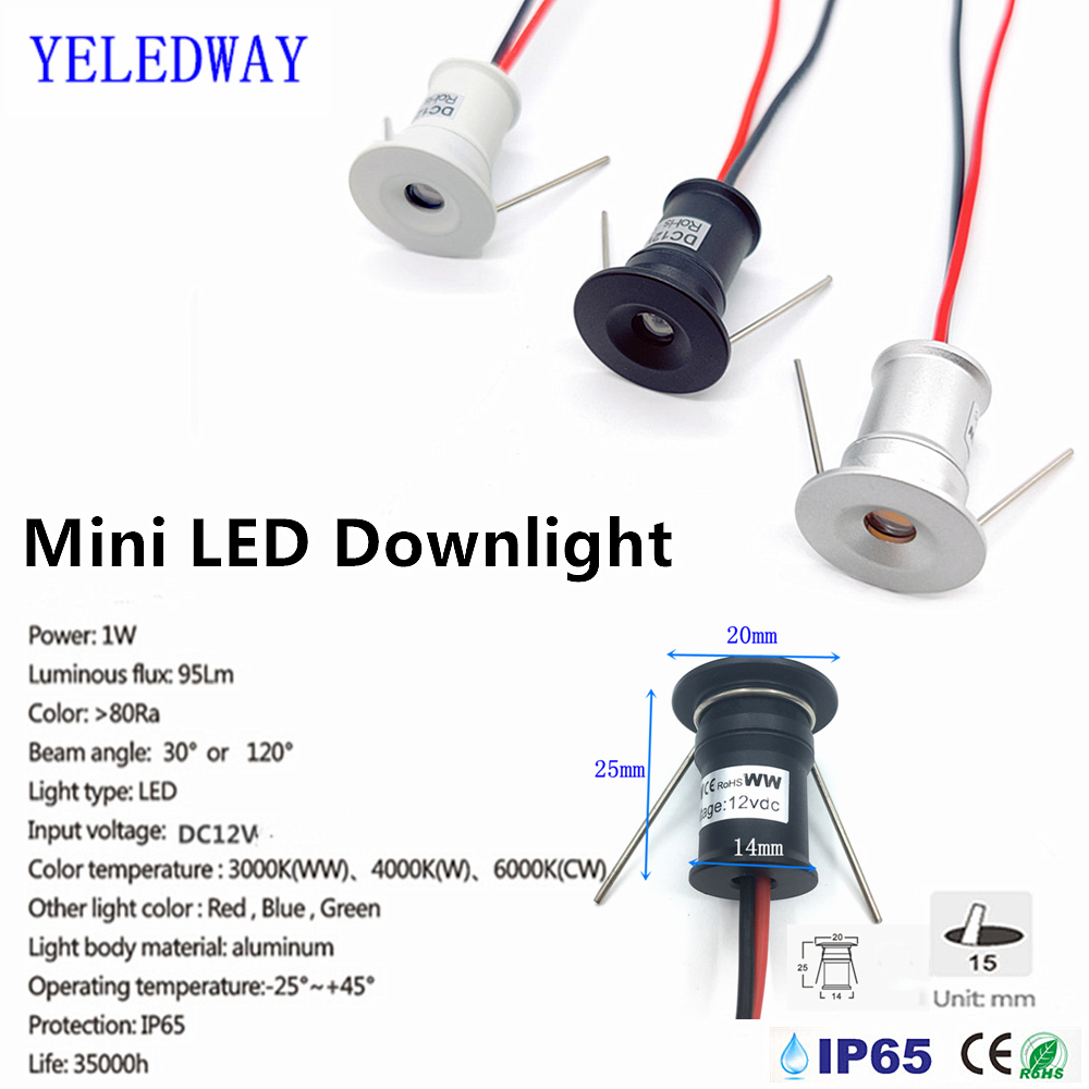 Luz empotrable IP65 DC12V 1W D - Outdoor Lighting Recessed reseña y precio
