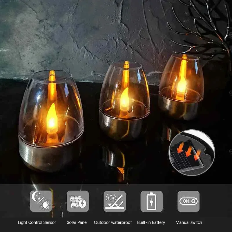 Velas solares LED de acero ino - Deck Step Light reseña y precio