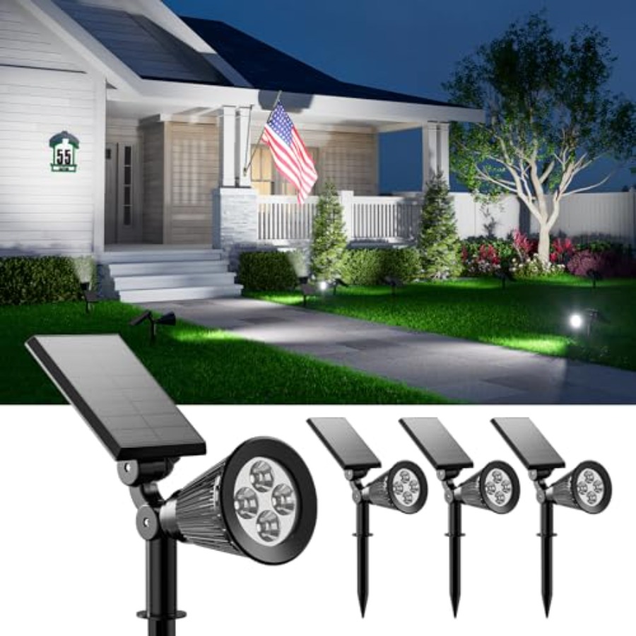 Focos Solares para Exteriores, - Outdoor Lighting Landscape reseña y precio