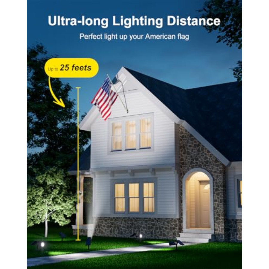 Focos Solares para Exteriores, - Outdoor Lighting Landscape reseña y precio