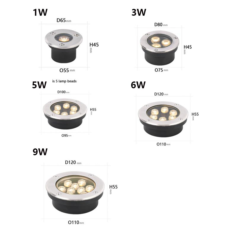Luz LED Subterránea Delgada Im - Outdoor Lighting Recessed reseña y precio