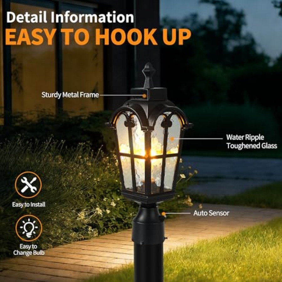 Lámparas de Poste para Exterio - Outdoor Lighting Battery reseña y precio