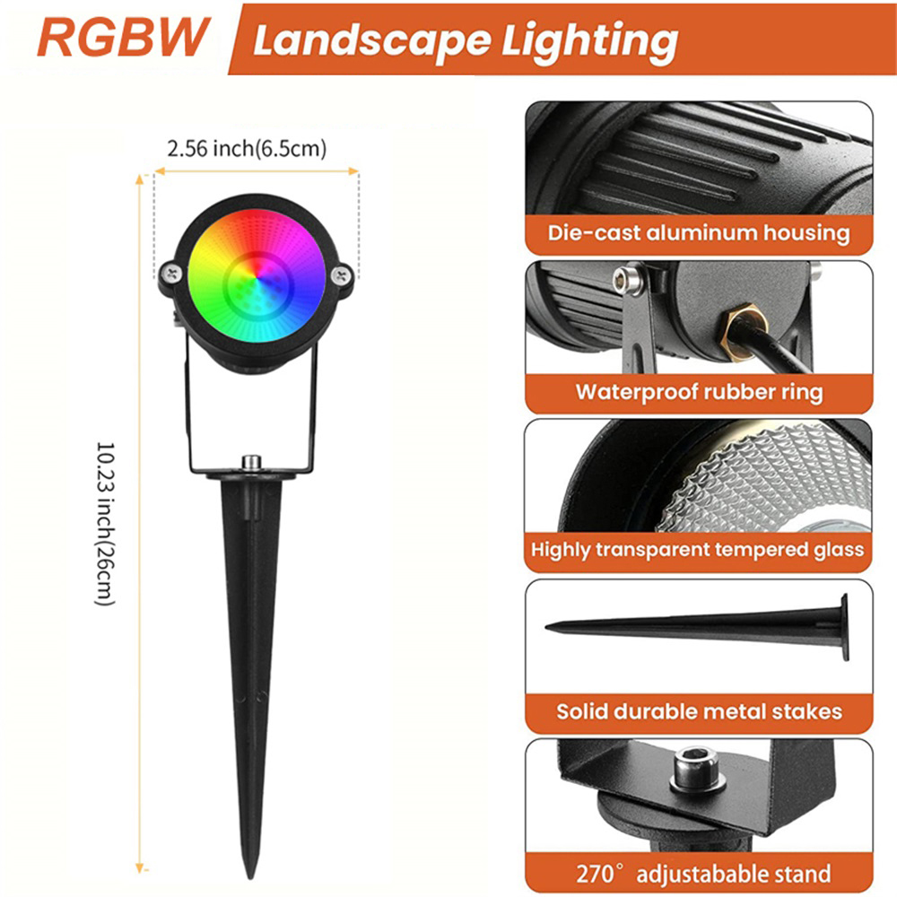 Iluminación de paisaje RGBW, 1 - Outdoor Lighting Landscape reseña y precio