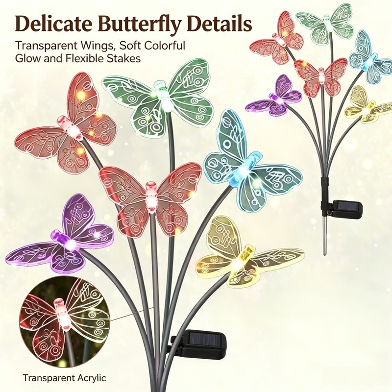 Luces de Mariposa con Energía  - Outdoor Lighting Battery reseña y precio