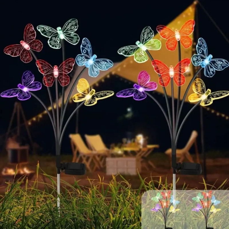 Luces de Mariposa con Energía  - Outdoor Lighting Battery reseña y precio