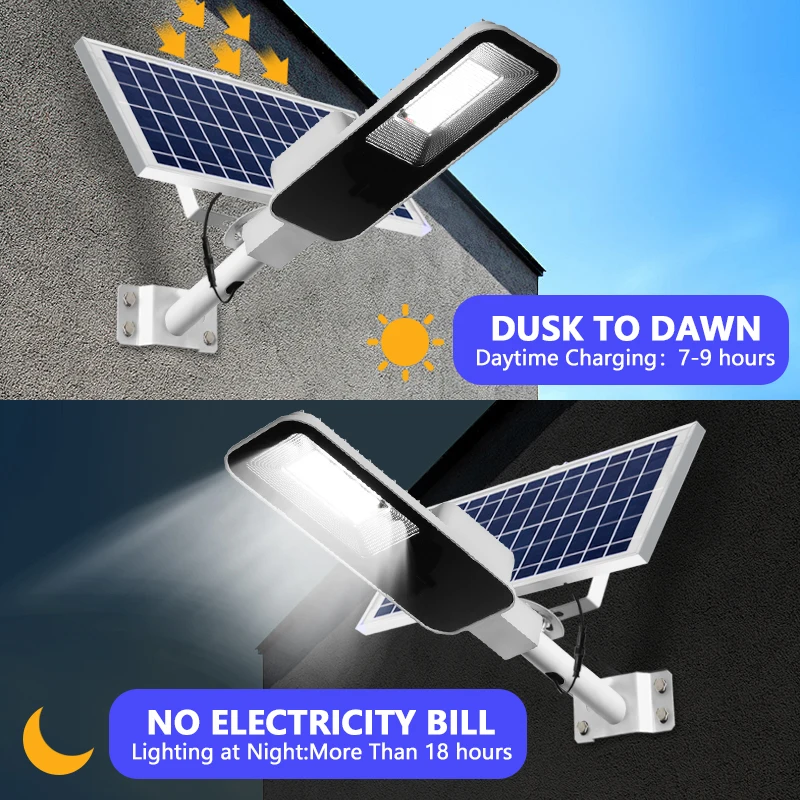 Luz Solar potente de 200W, far - Outdoor Lighting Garage reseña y precio