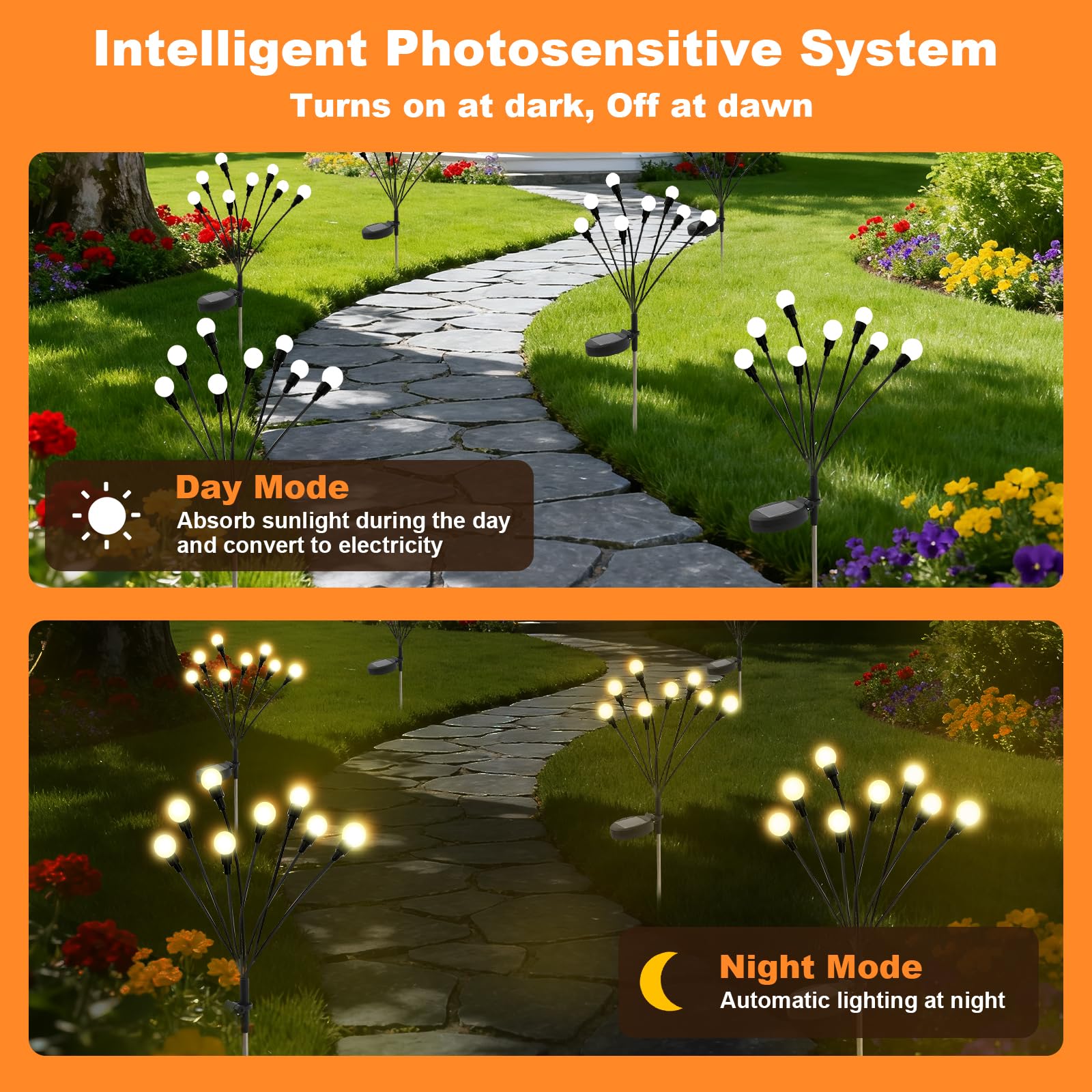 Luces Solares Decorativas para - Outdoor Lighting Pathway reseña y precio