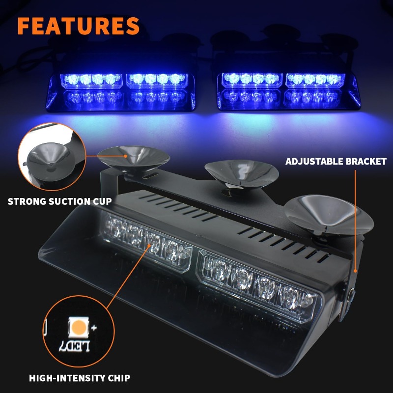 Luces estroboscópicas de emerg - Deck Step Light reseña y precio