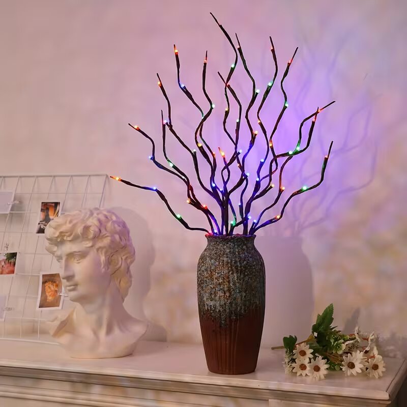 Luces LED para ramas de árbol  - Outdoor Lighting Battery reseña y precio