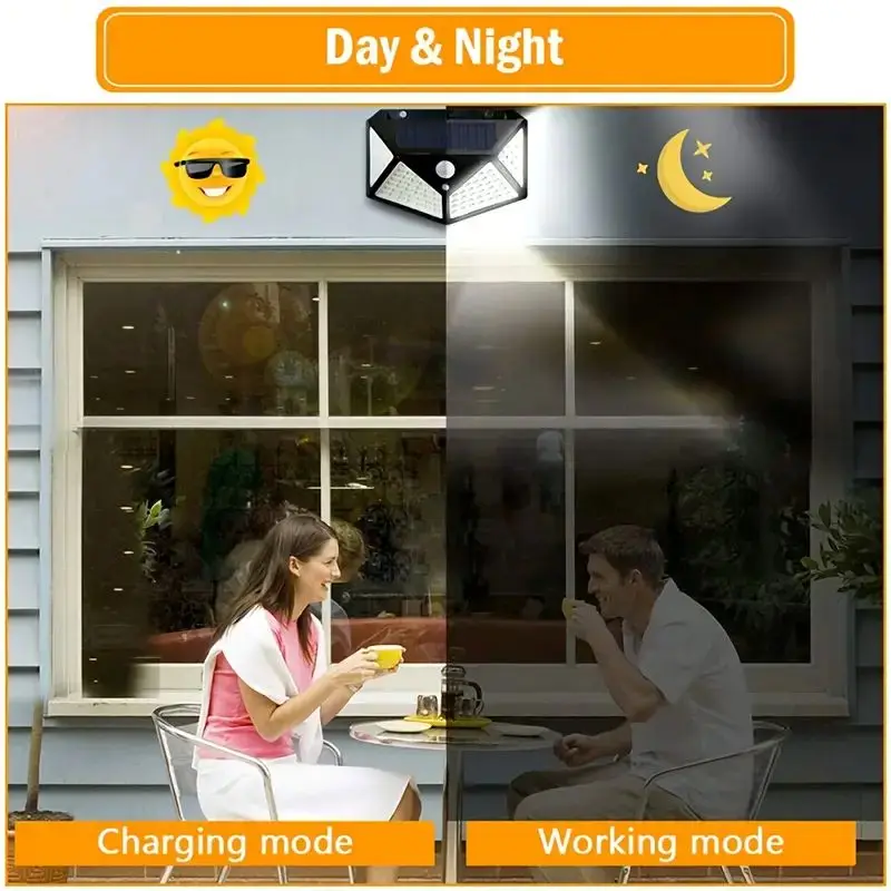 Lámpara Solar de Jardín de 100 - Outdoor Lighting Landscape reseña y precio