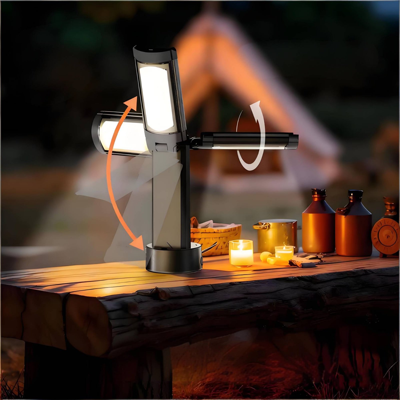 Lámpara de Camping Telescópica - Outdoor Lighting Battery reseña y precio
