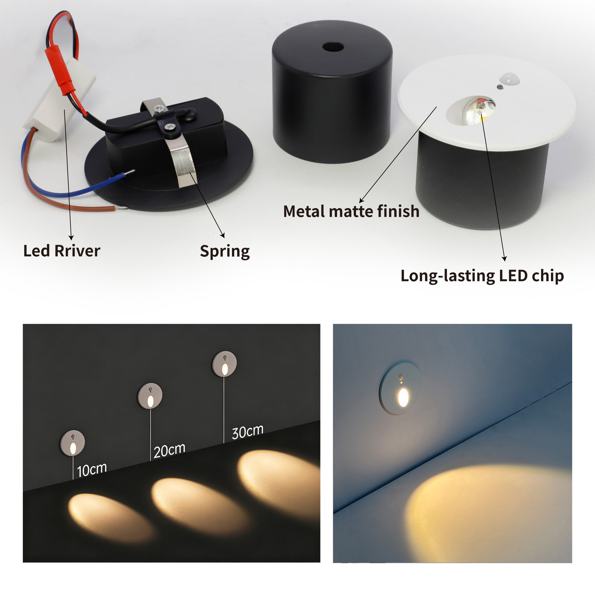 Luz LED empotrada para escaler - Deck Step Light reseña y precio