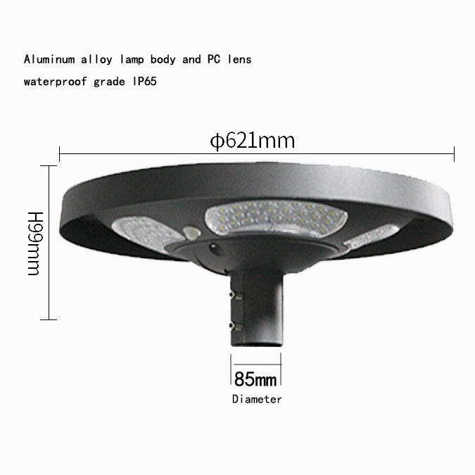 Lámpara Solar LED UFO Impermea - Outdoor Lighting Battery reseña y precio