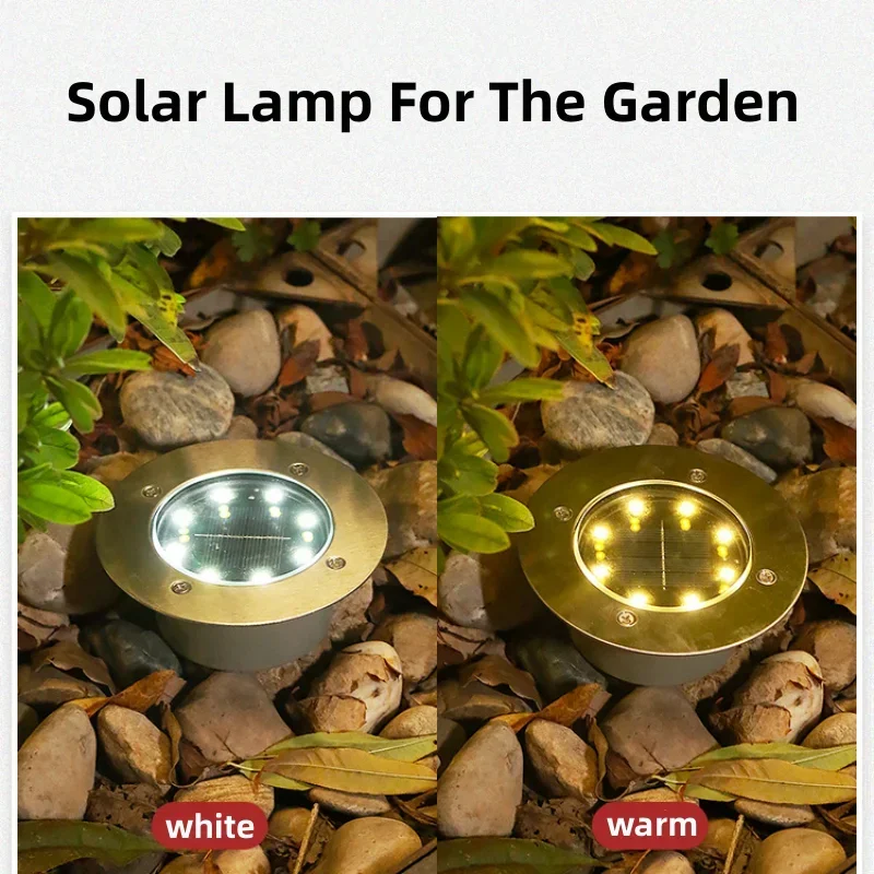 Luces LED solares para jardín, - Deck Step Light reseña y precio