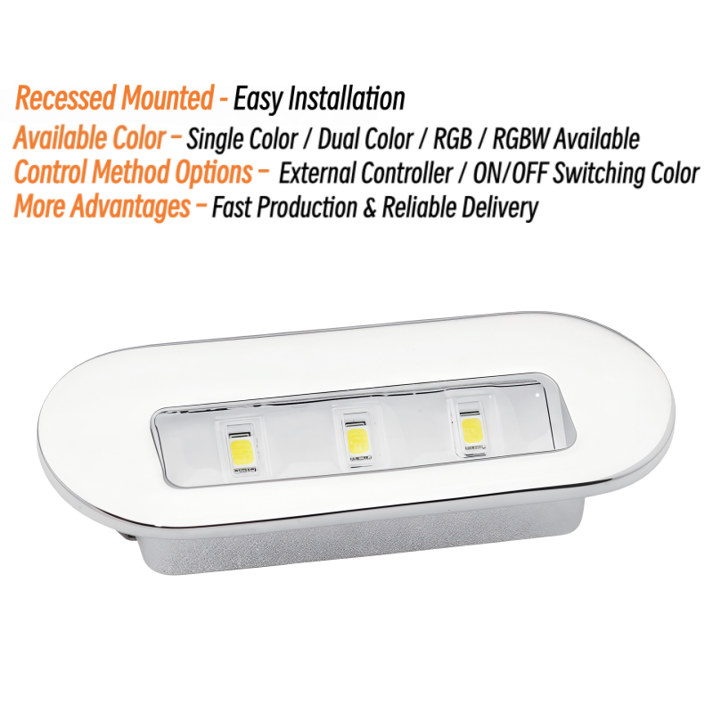 Luz de Cortesía LED de 3W, 12V - Deck Step Light reseña y precio