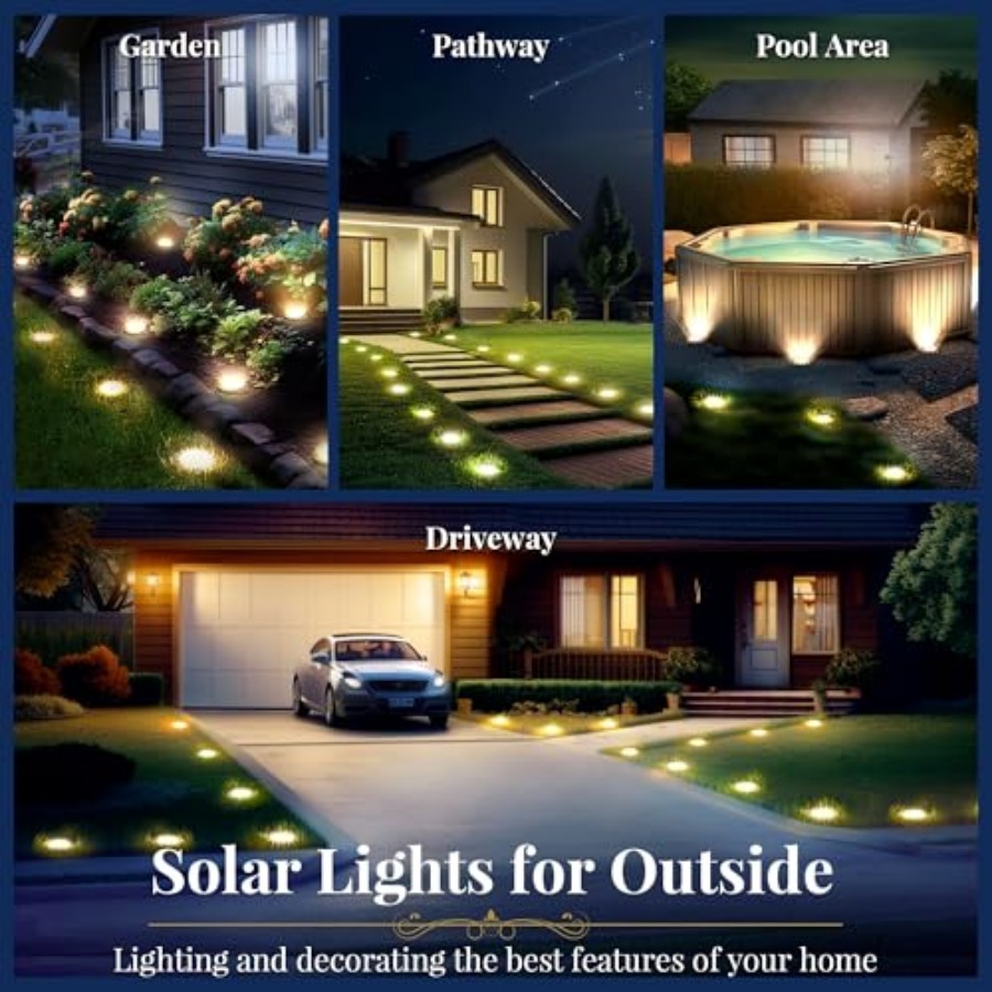 Luces Solares para Jardín, Luc - Outdoor Lighting Landscape reseña y precio